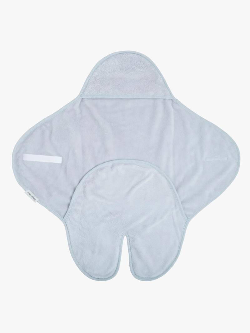 Baby's Only Hooded Baby Decke mit Füße Cozy, Misty Blue von Baby's Only