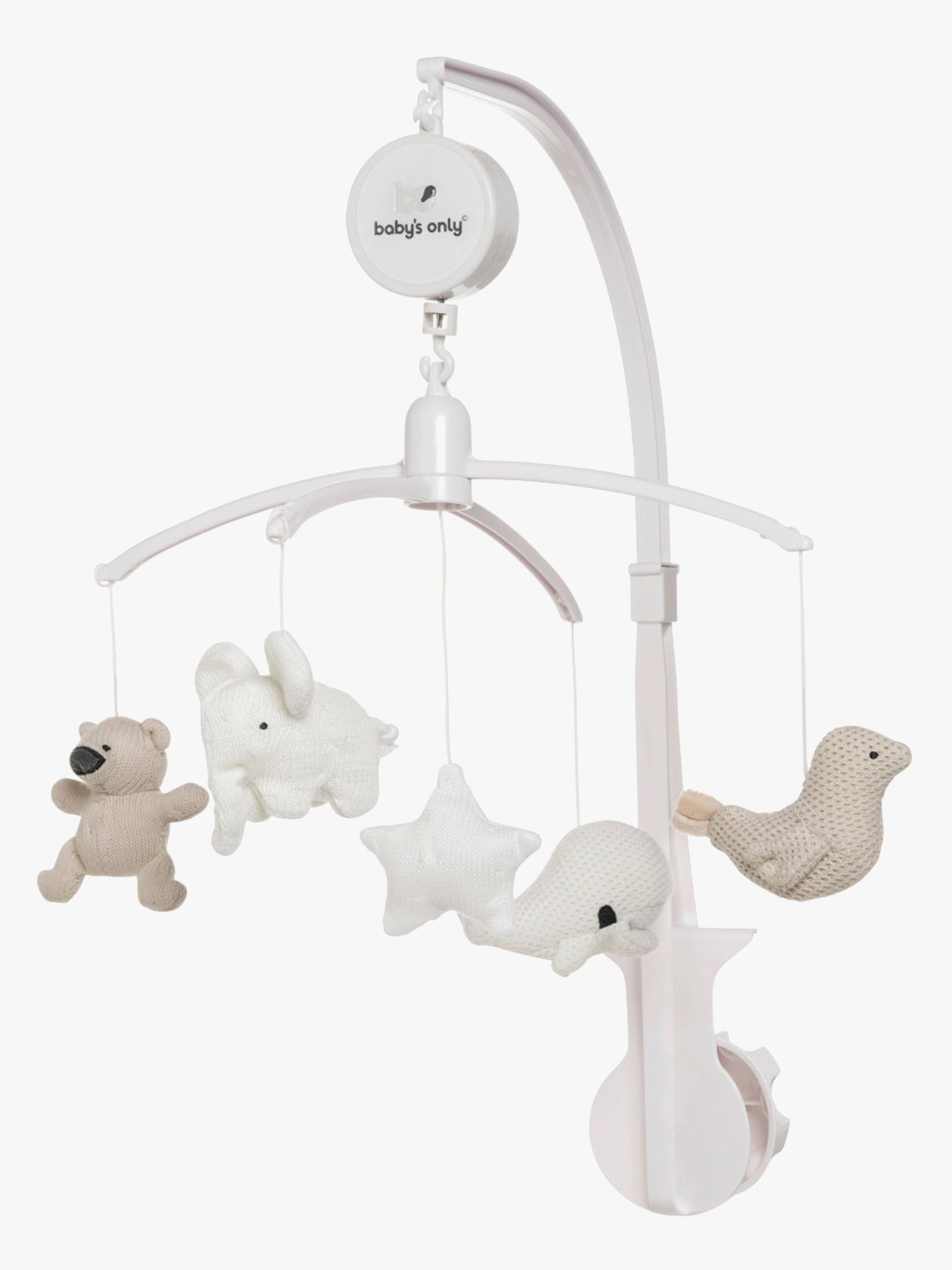Baby's Only Mobile, Sand/White von Baby's Only