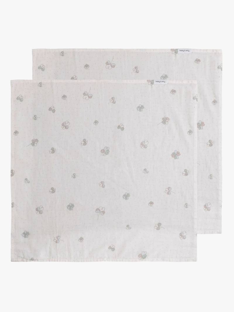 Baby's Only Pucktuch 115x115 cm 2er-Pack, Tender Clover von Baby's Only