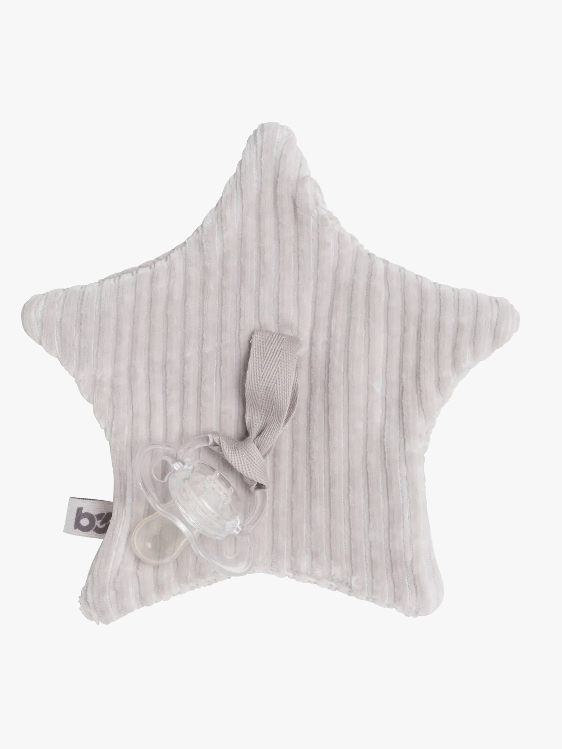 Baby's Only Schmusetuch mit Schnullerkette, Pebble Grey von Baby's Only