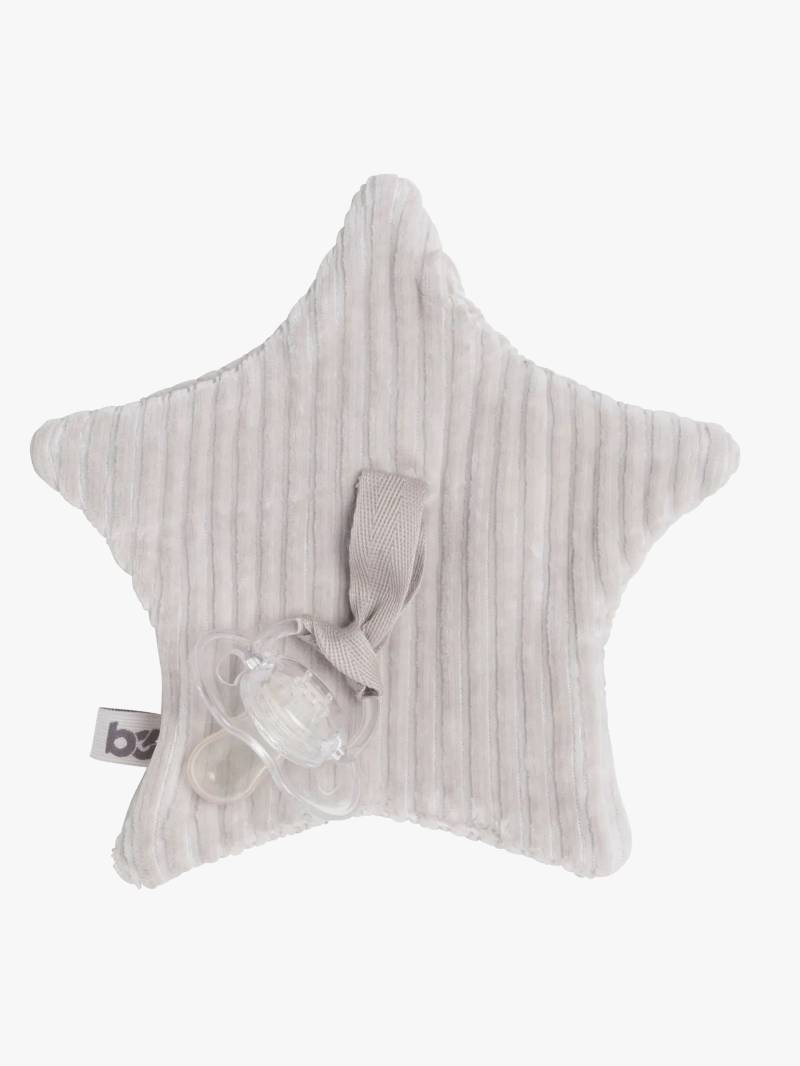 Baby's Only Schmusetuch mit Schnullerkette, Pebble Grey von Baby's Only