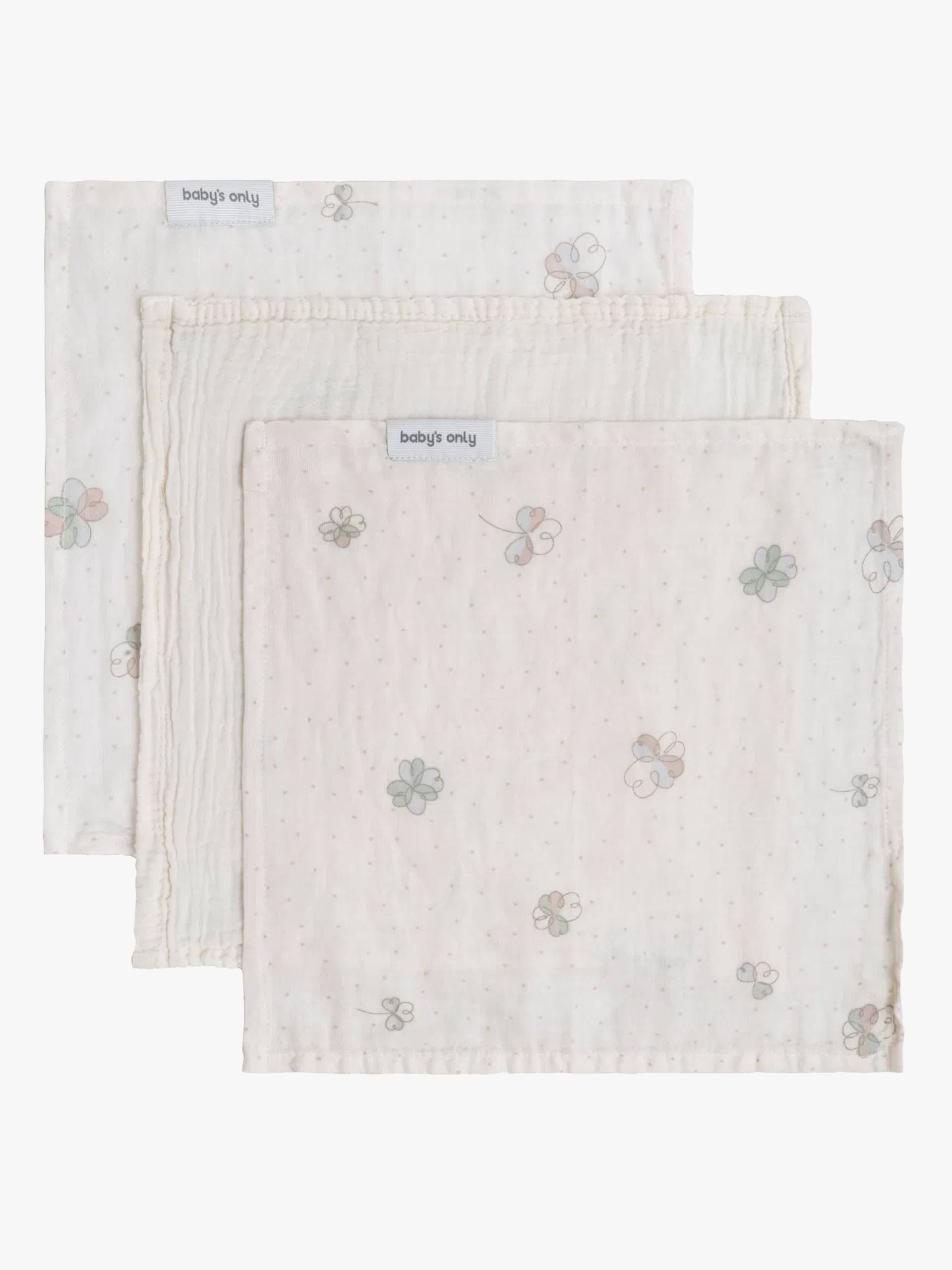 Baby's Only Tender Baumwolltuch 3er-Pack, Linen/Clover Baby's Only Tender Baumwolltuch 3er-Pack, Linen/Clover von Baby's Only