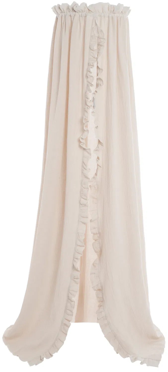 BabysOnly CALM Betthimmel Chiffon, Warm Linen von Baby's Only