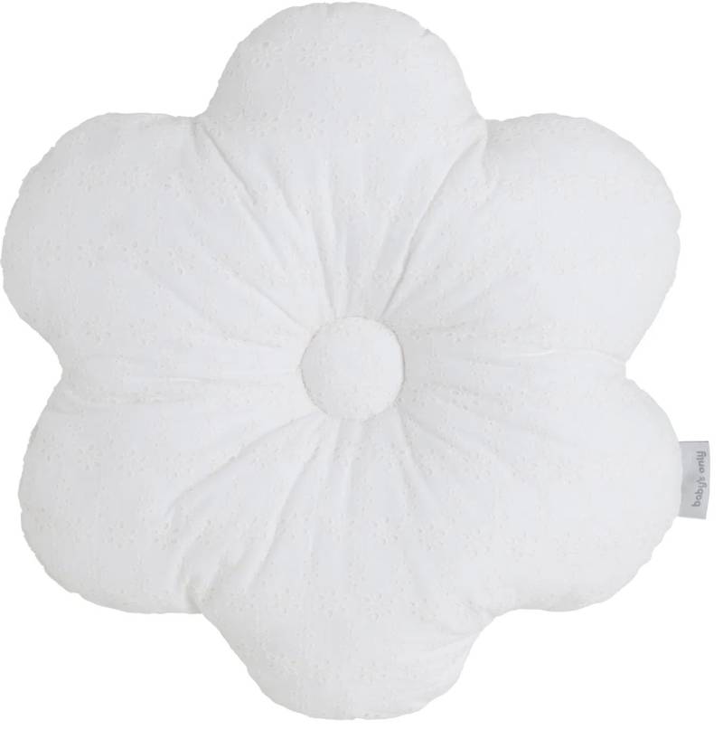 BabysOnly CALM Kissen Flower, White von Baby's Only