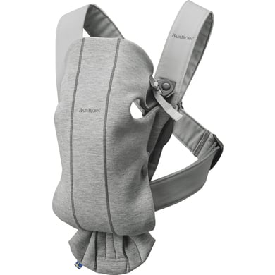 BABYBJÖRN Babytrage Mini Hellgrau 3D Jersey von Babybjörn