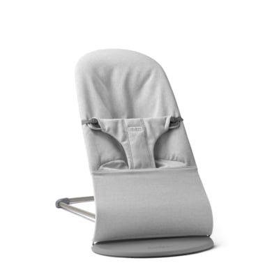 BABYBJÖRN Babywippe Bliss Gewebt Melange Hellgrau von Babybjörn