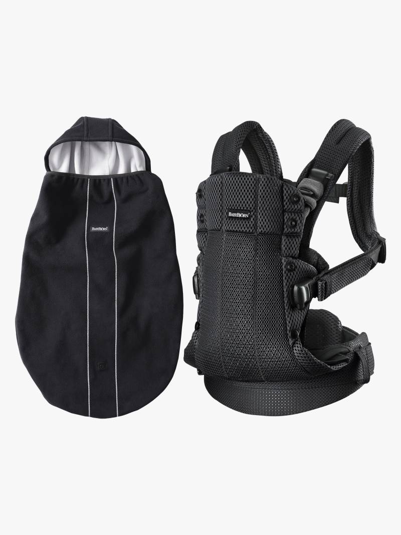 BabyBjörn Babytrage Harmony 3D Mesh inkl. Überzug, Schwarz von BabyBjörn