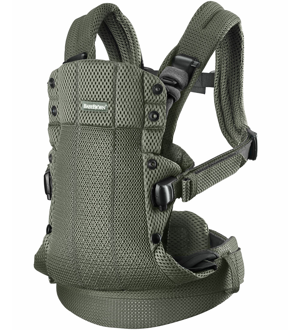BabyBjörn Babytrage - Harmony - Mesh - Dunkelgrün - BabyBjörn - One Size - Babytragen von BabyBjörn
