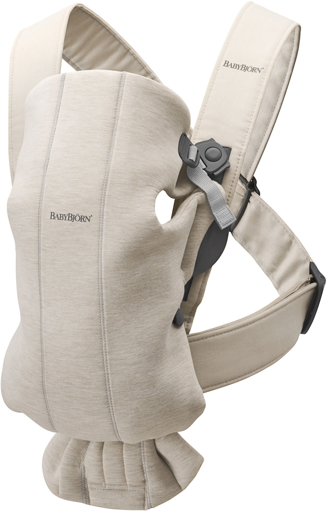 BabyBjörn Babytrage Mini 3D Jersey, Hellbeige BabyBjörn Babytrage Mini 3D Jersey, Hellbeige von BabyBjörn