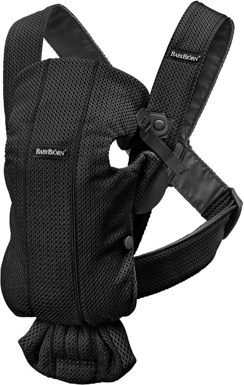 BabyBjörn Babytrage Mini 3D Mesh, Schwarz von BabyBjörn