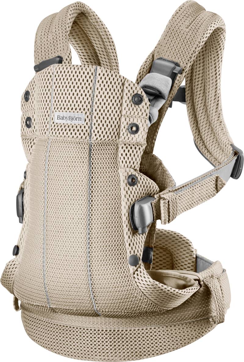 BabyBjörn Harmony Babytrage 3D Mesh, Graubeige von BabyBjörn