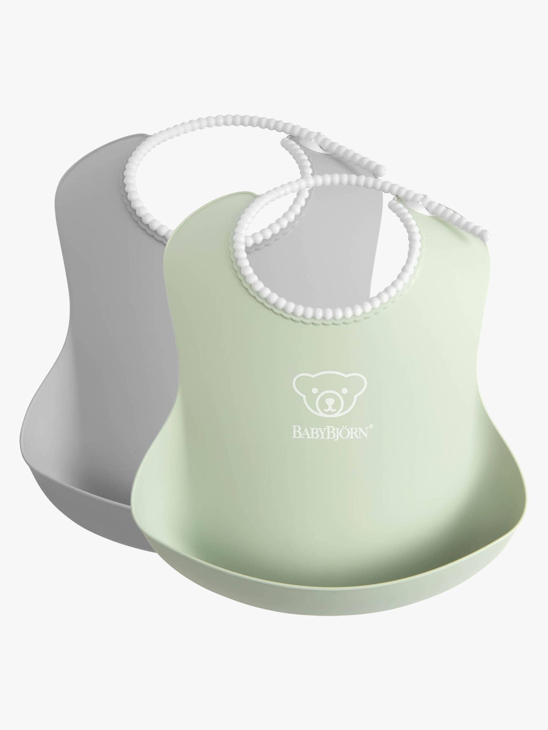BabyBjörn Lätzchen 2er-Pack, Grau/Hellgrün BabyBjörn Lätzchen 2er-Pack, Grau/Hellgrün von BabyBjörn