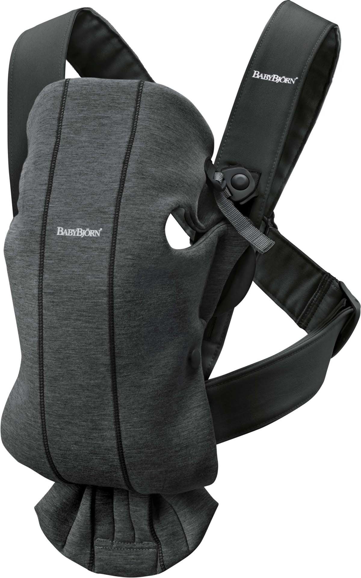 BabyBjörn Mini Babytrage 3D Jersey, Schwarzgrau BabyBjörn Mini Babytrage 3D Jersey, Schwarzgrau von BabyBjörn