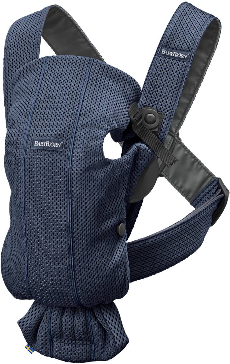 BabyBjörn Mini Babytrage 3D Mesh, Navy Blue von BabyBjörn