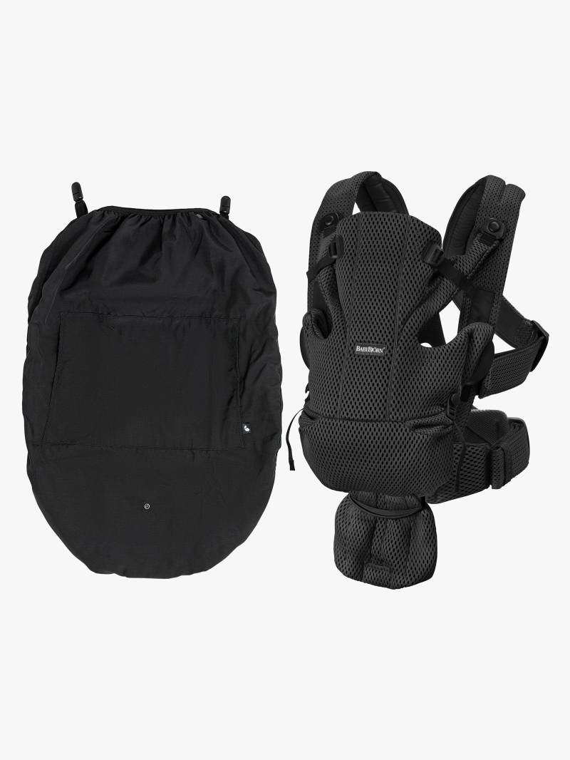 BabyBjörn Move Babytrage 3D Mesh inkl. Regenüberzug, Schwarz BabyBjörn Move Babytrage 3D Mesh inkl. Regenüberzug, Schwarz von BabyBjörn