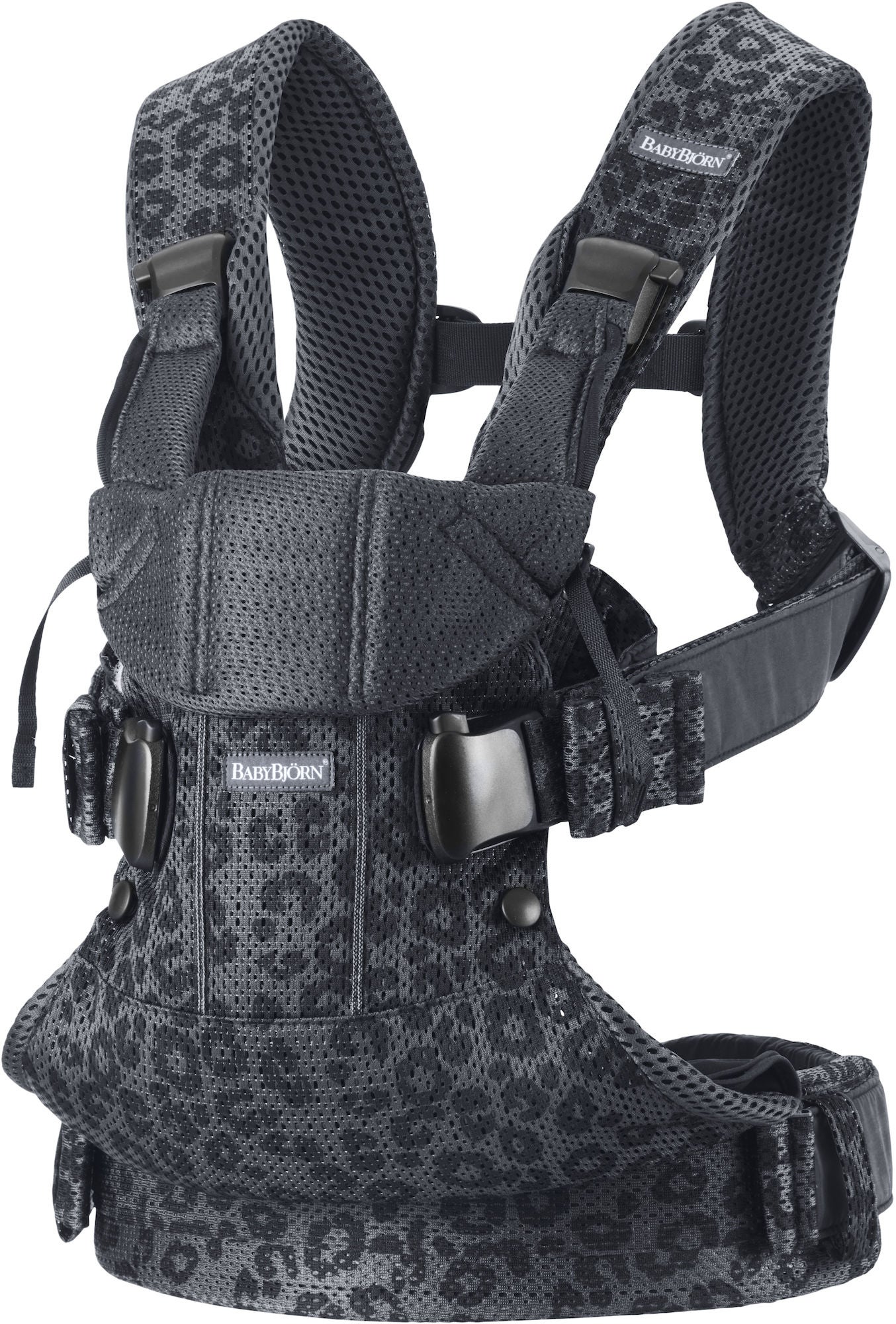 BabyBjörn One Air Babytrage 3D Mesh, Antracit Leopard BabyBjörn One Air Babytrage 3D Mesh, Antracit Leopard von BabyBjörn
