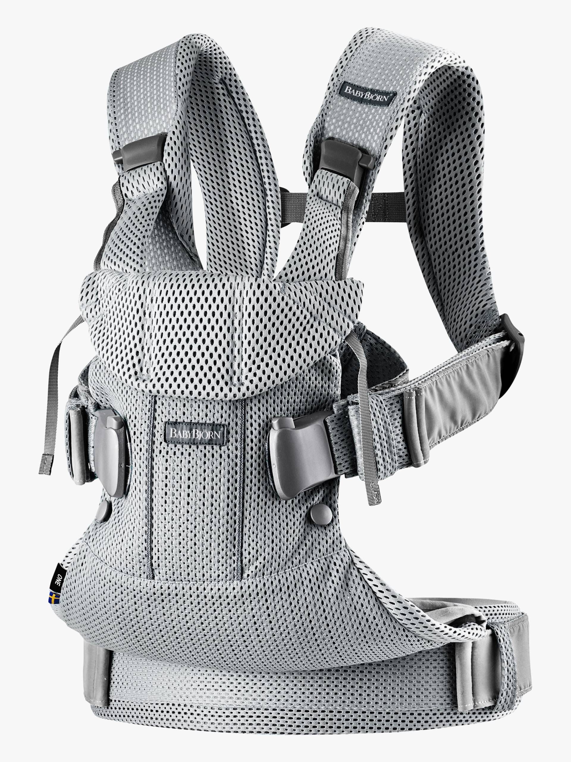BabyBjörn One Air Babytrage 3D Mesh, Silver von BabyBjörn