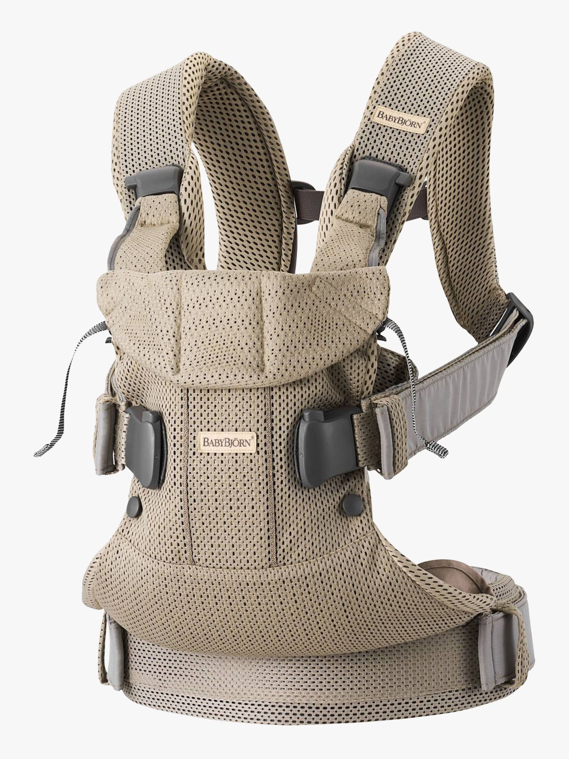 BabyBjörn OneAir Babytrage 3D Mesh GrBeige von BabyBjörn