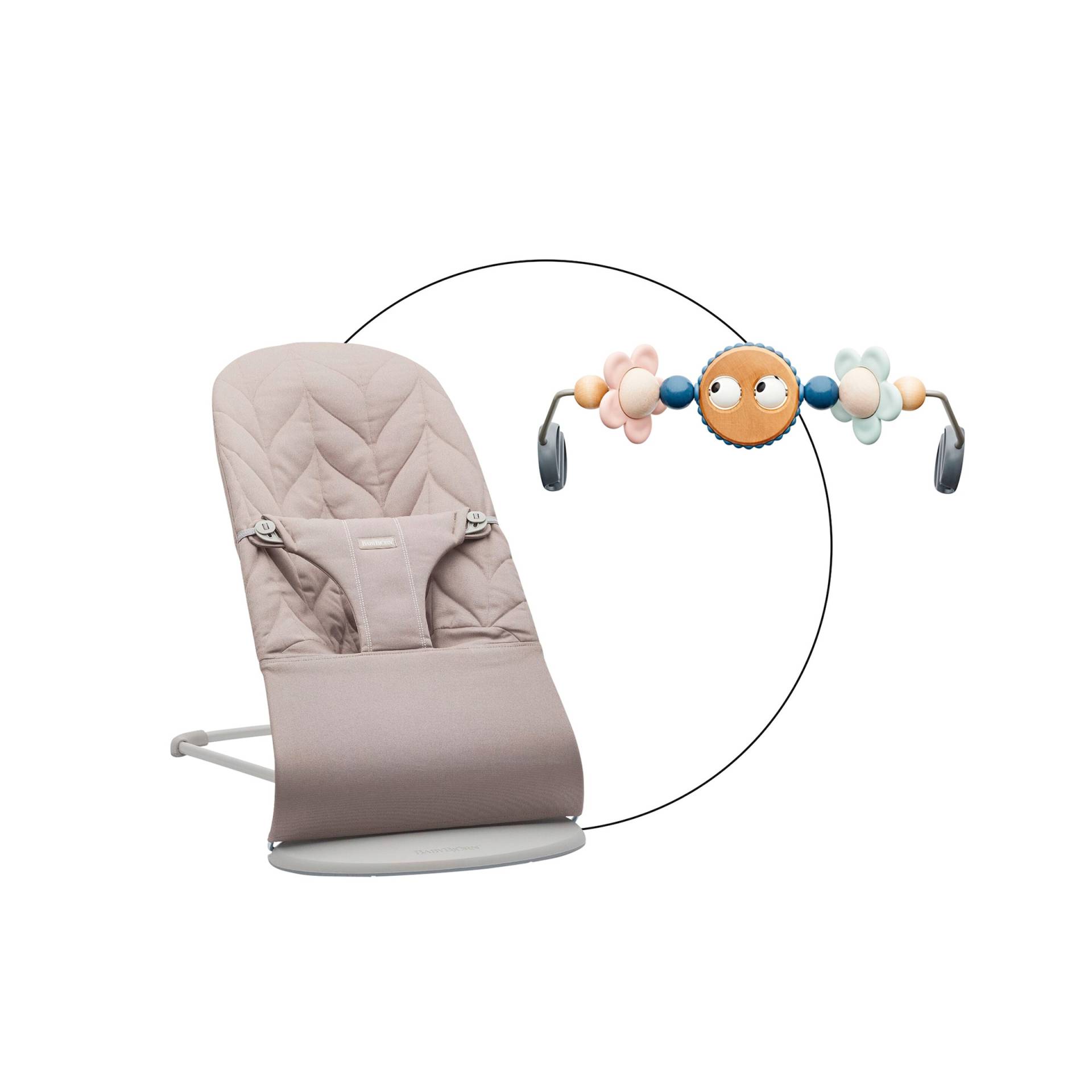 Babybjörn Bundle Babywippe Bliss gewebt inklusive Spielbogen von BabyBjörn