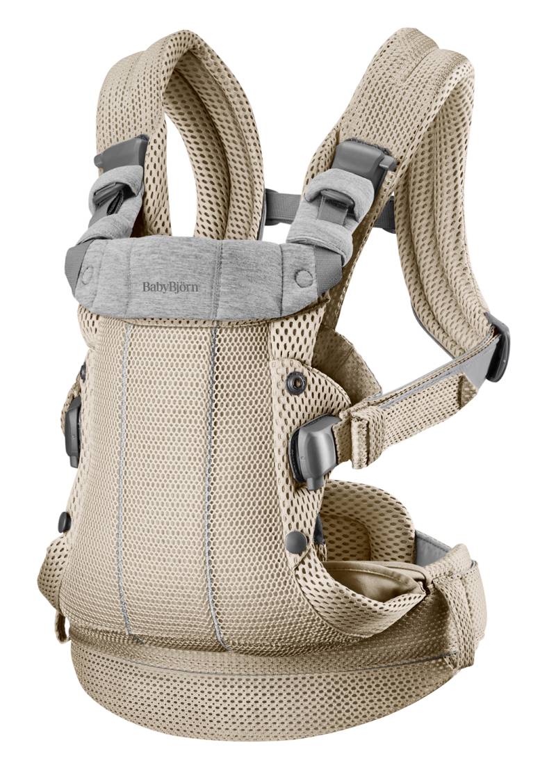 Babytrage Harmony - Grau beige / 3D-Netzstoff von BabyBjörn