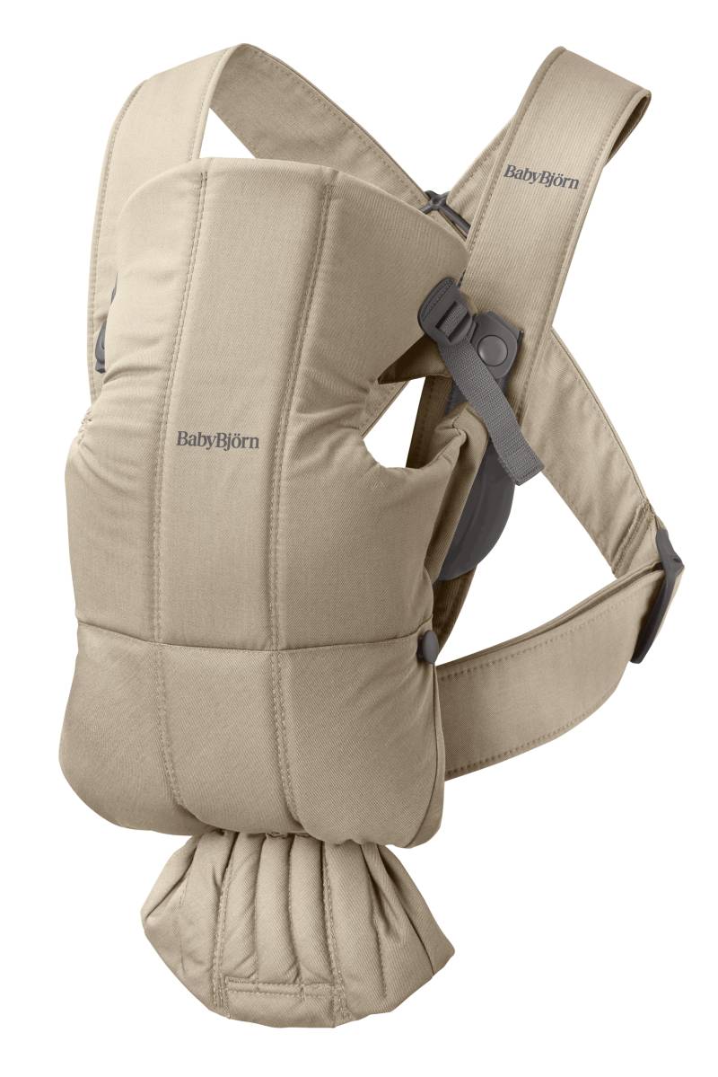 Babytrage Mini - Beige / Gewebt von BabyBjörn