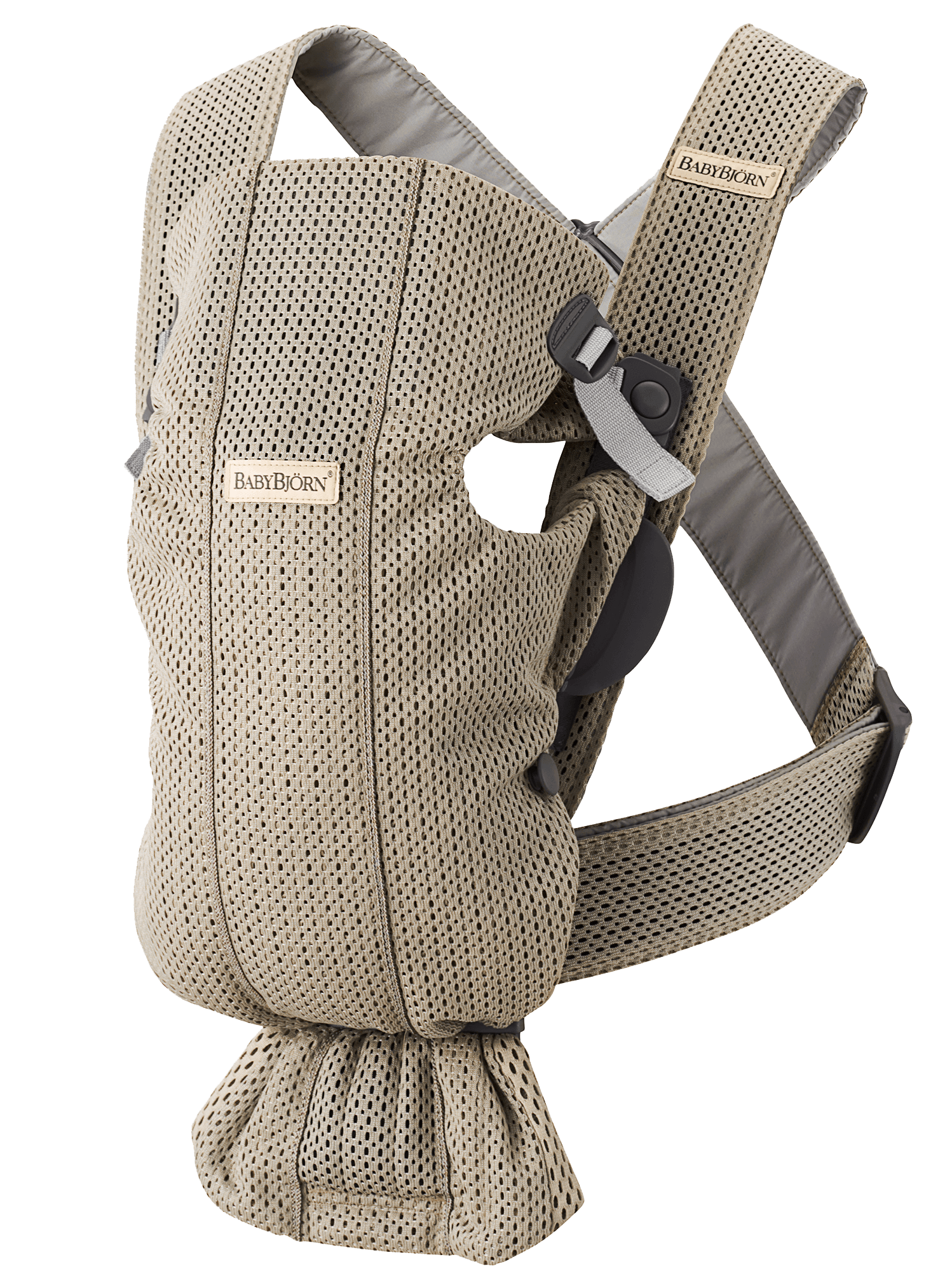 Babytrage Mini - Grau beige / 3D-Netzstoff Babytrage Mini - Grau beige / 3D-Netzstoff von BabyBjörn