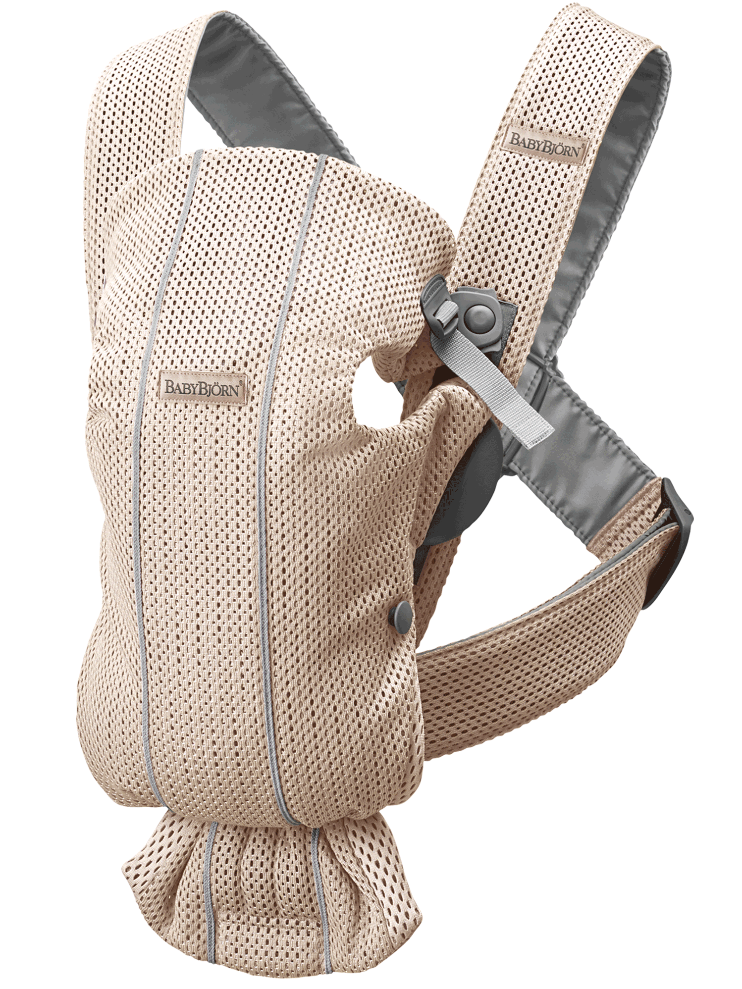 Babytrage Mini - Perlmuttrosa / 3D-Netzstoff Babytrage Mini - Perlmuttrosa / 3D-Netzstoff von BabyBjörn
