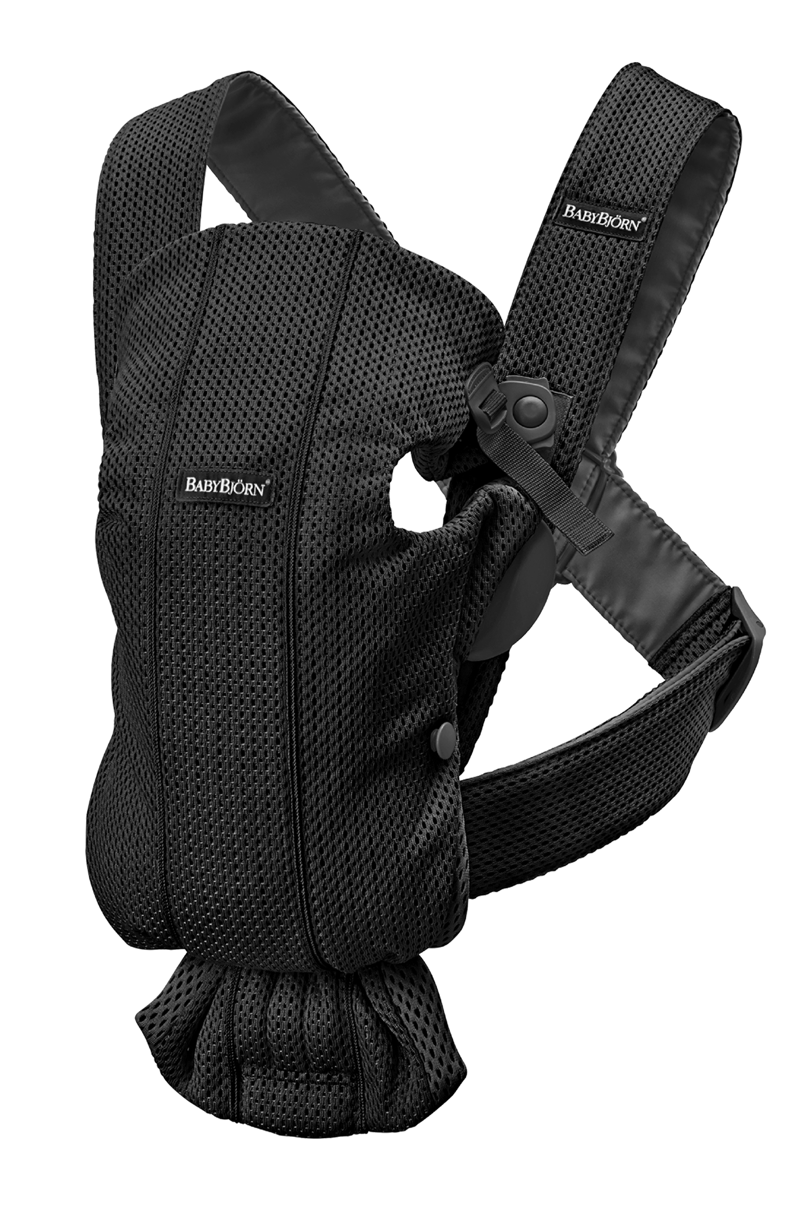 Babytrage Mini - Schwarz / 3D-Netzstoff Babytrage Mini - Schwarz / 3D-Netzstoff von BabyBjörn