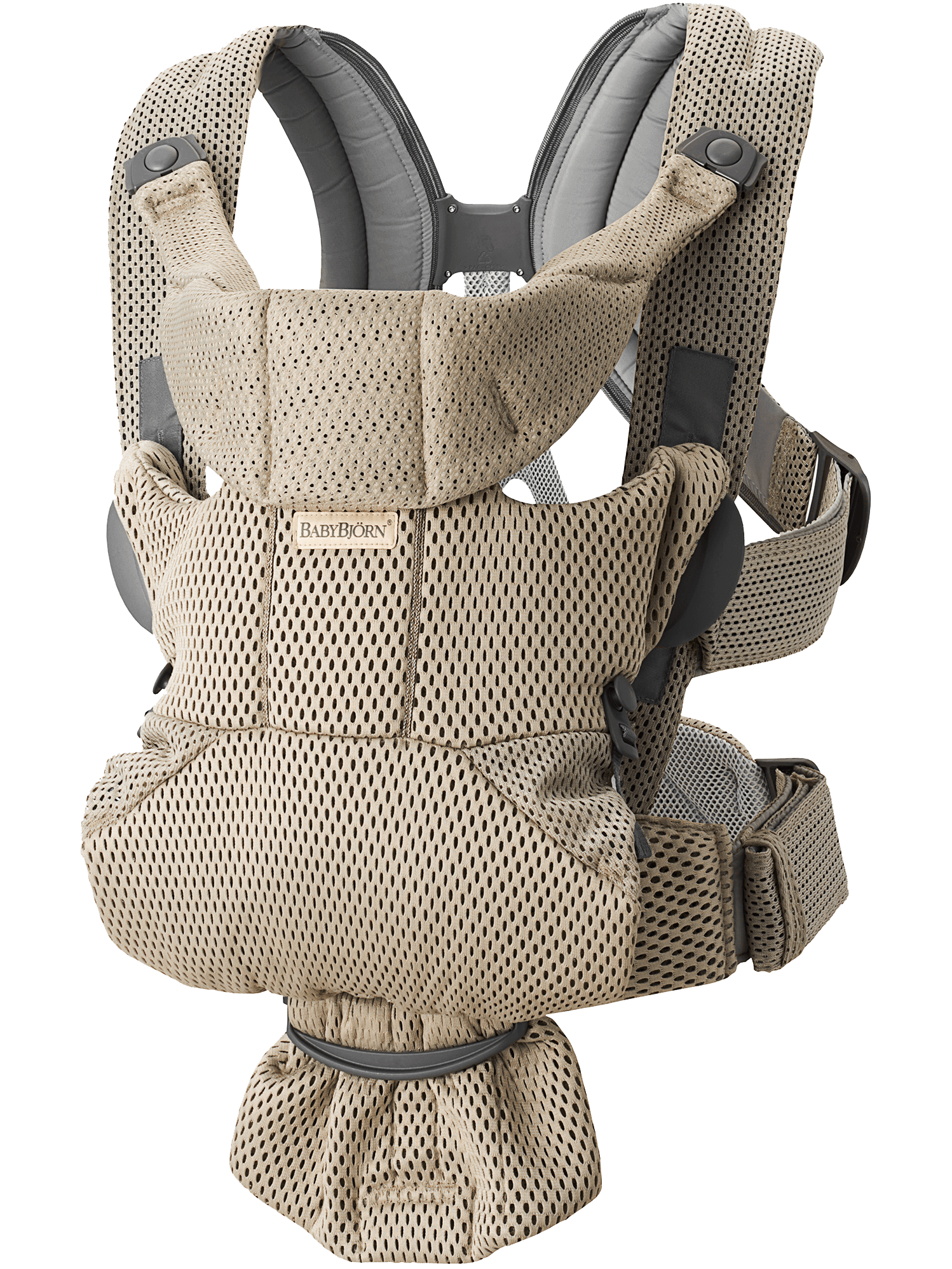 Babytrage Move - Grau beige / 3D-Netzstoff von BabyBjörn