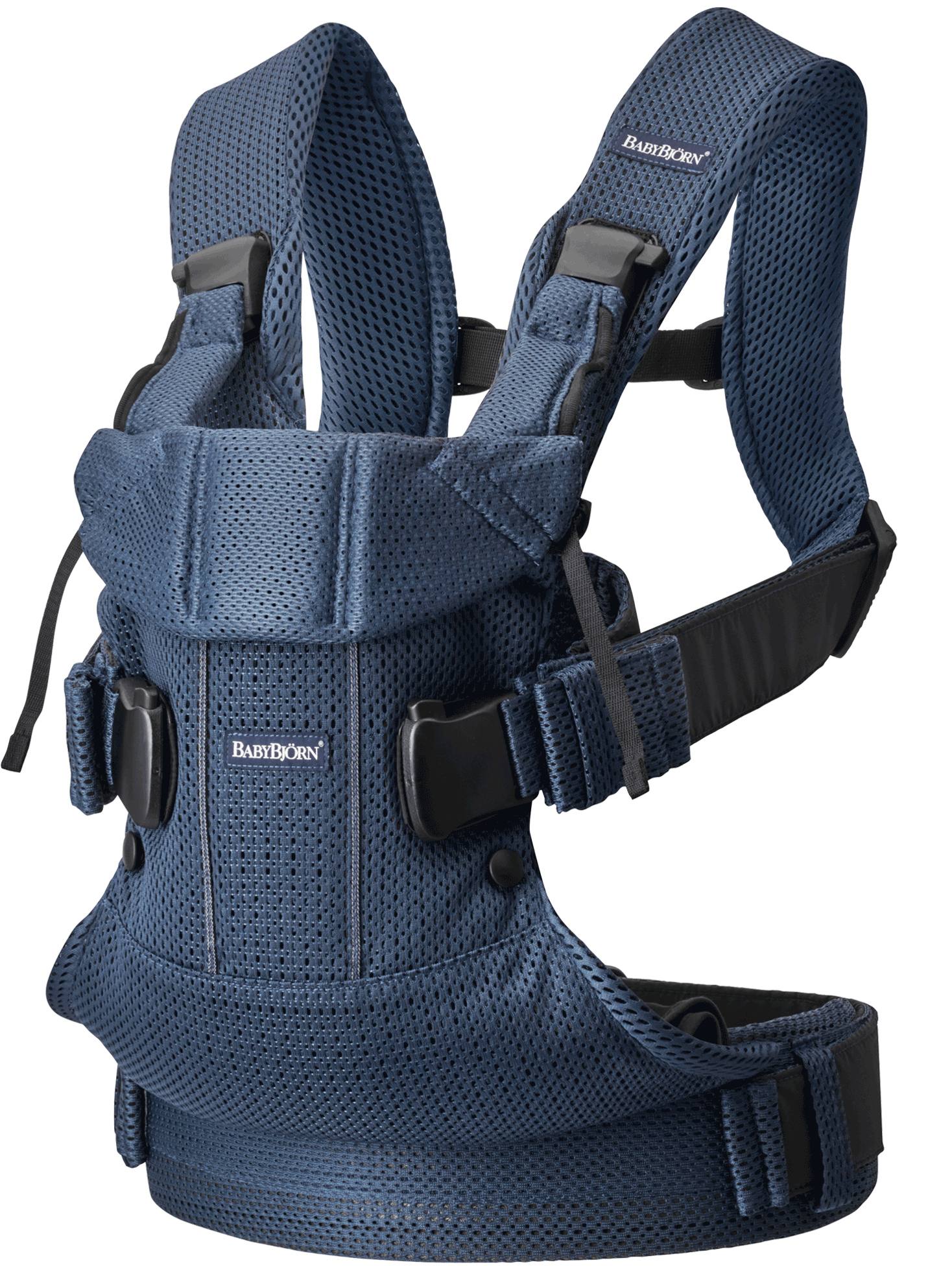 Babytrage One Air - Marineblau / 3D-Netzstoff von BabyBjörn