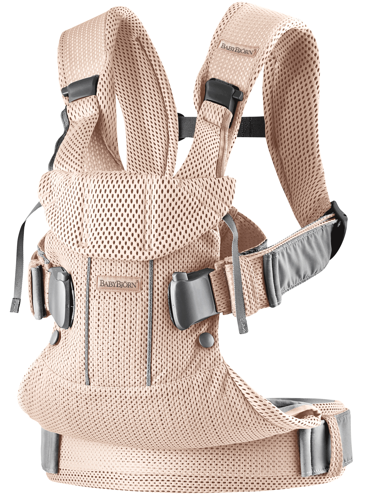 Babytrage One Air - Perlmuttrosa / 3D-Netzstoff Babytrage One Air - Perlmuttrosa / 3D-Netzstoff von BabyBjörn