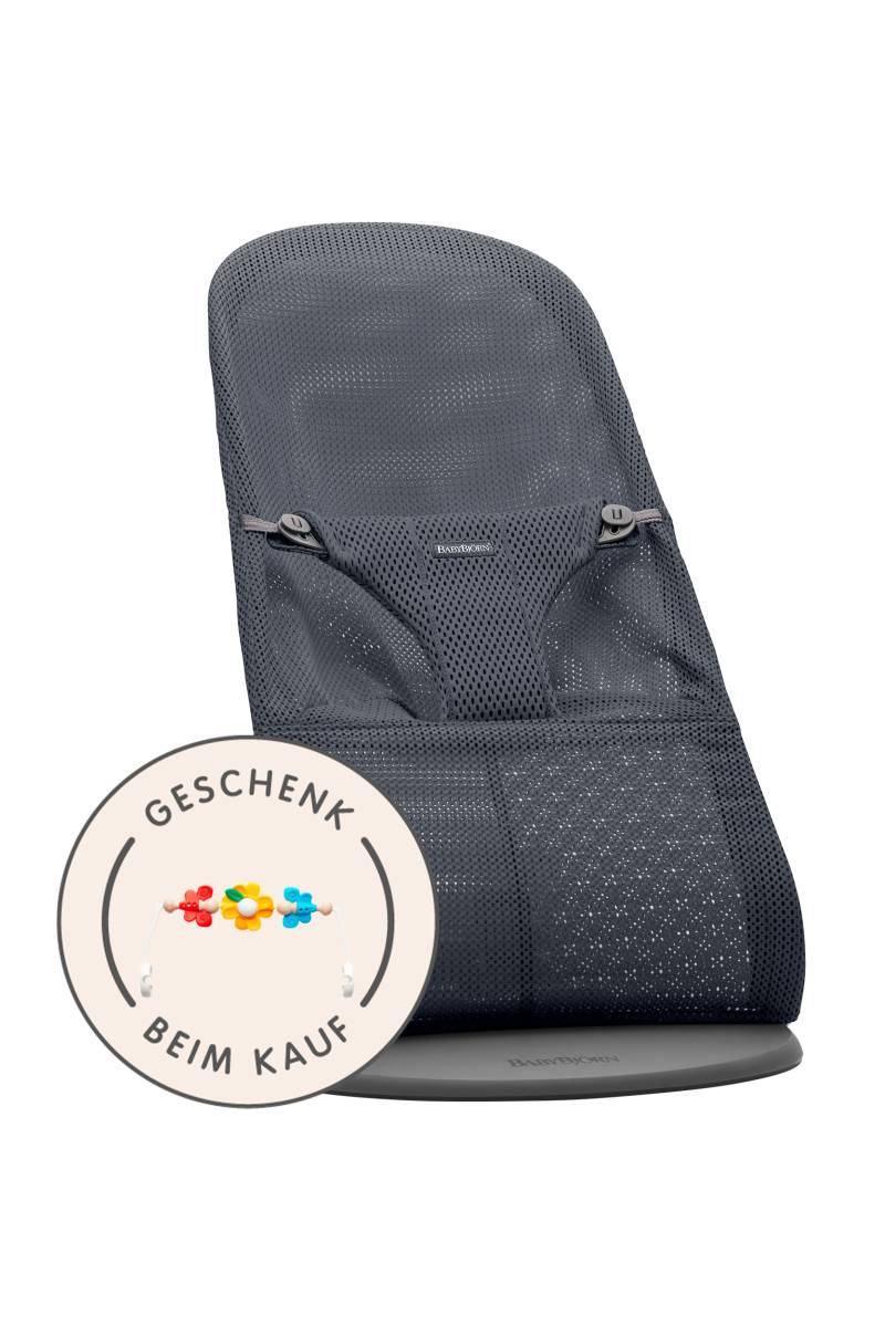 Babywippe Bliss - Anthrazit / Netzstoff / Dunkelgrauer von BabyBjörn