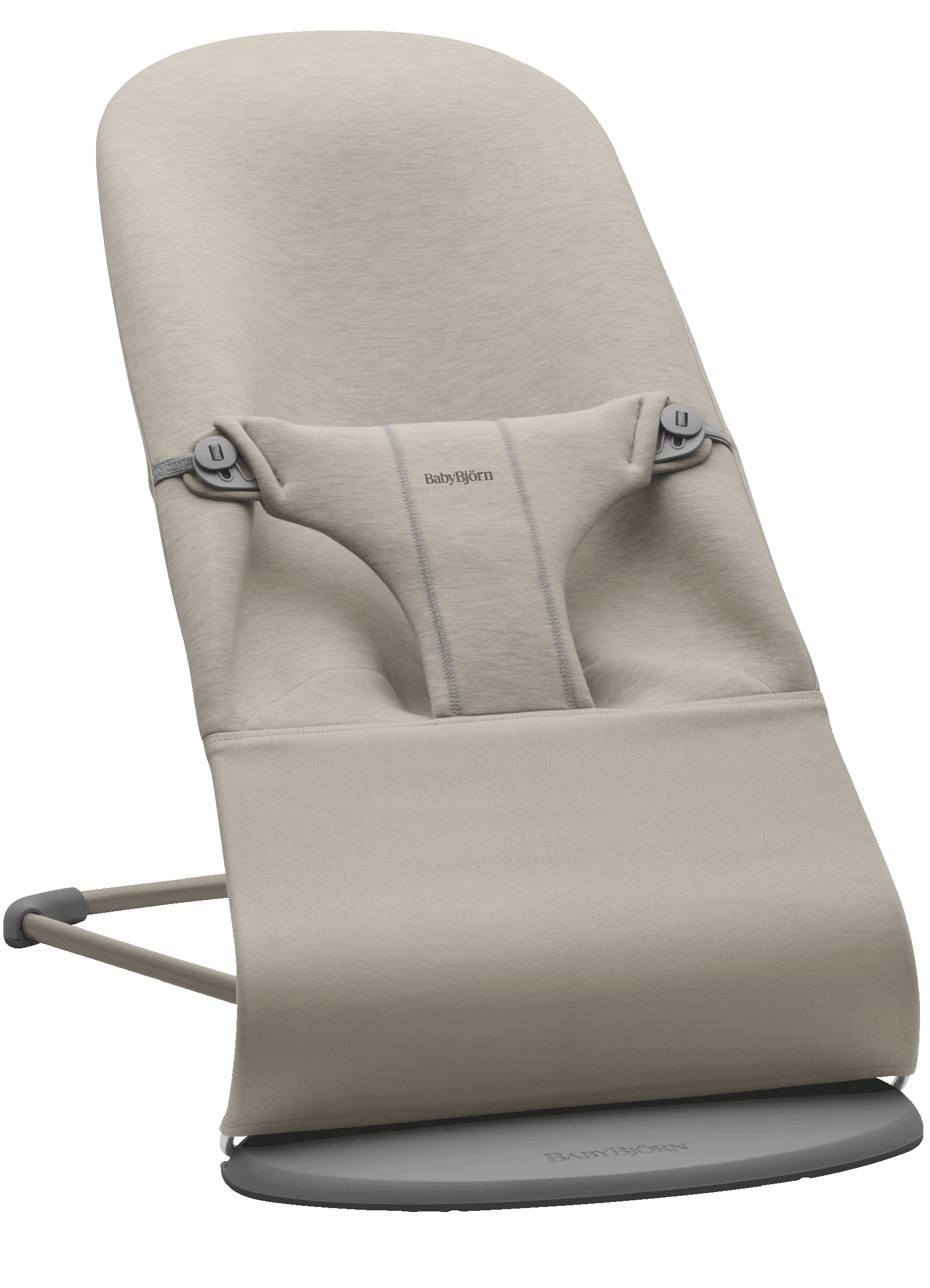 Babywippe Bliss - Sandgrau / 3D-Jersey / Dunkelgrauer Babywippe Bliss - Sandgrau / 3D-Jersey / Dunkelgrauer von BabyBjörn