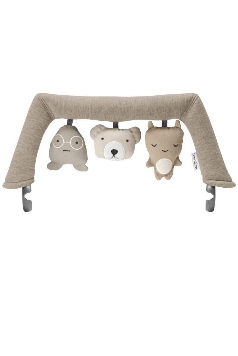 Spielzeug für Babywippe – Weiche Freunde - Neutrale Farben von BabyBjörn