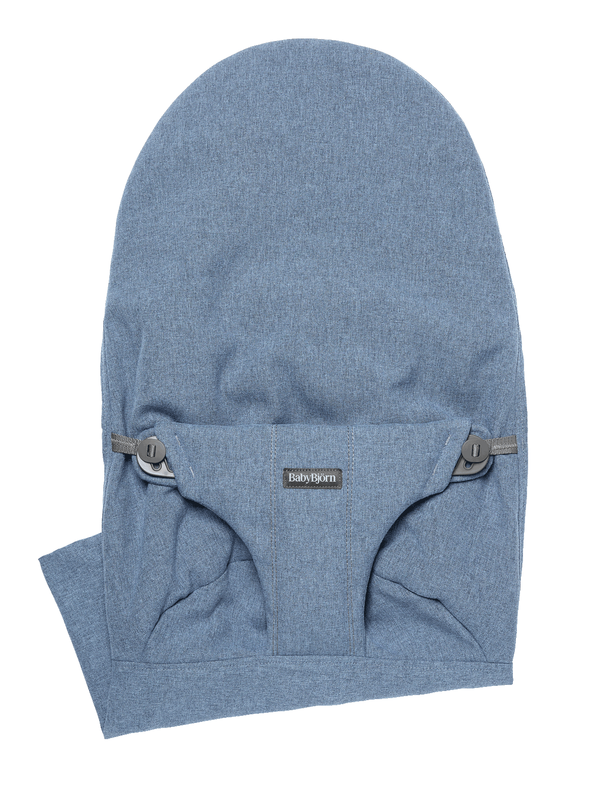 Zusätzlicher Stoffsitz für Babywippe Bliss - Blau / Gewebt Melange von BabyBjörn
