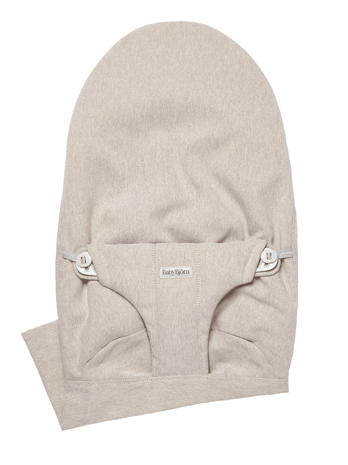 Zusätzlicher Stoffsitz für Babywippe Bliss - Hellbeige / Gewebt Melange von BabyBjörn