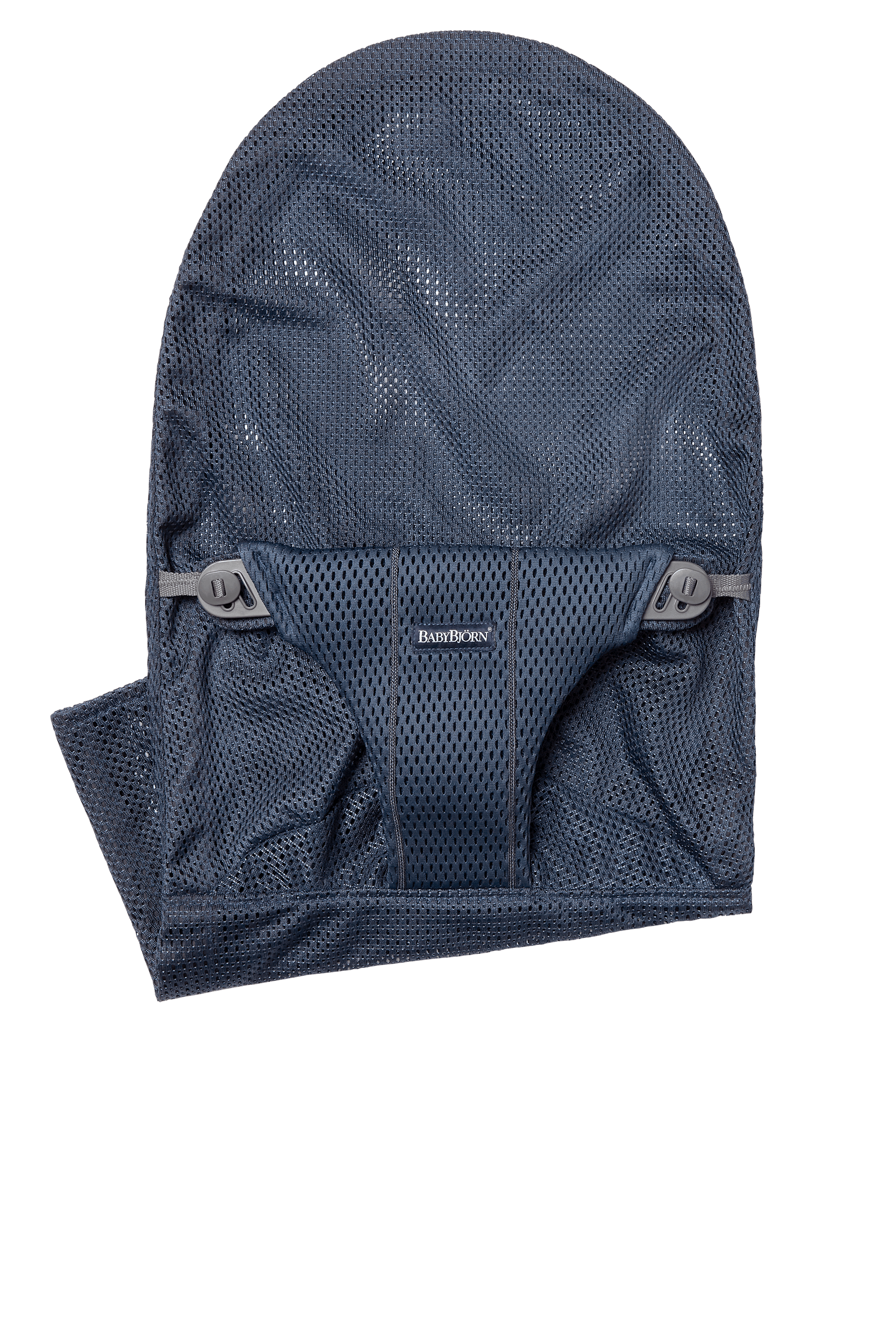 Zusätzlicher Stoffsitz für Babywippe Bliss - Marineblau / Netzstoff von BabyBjörn