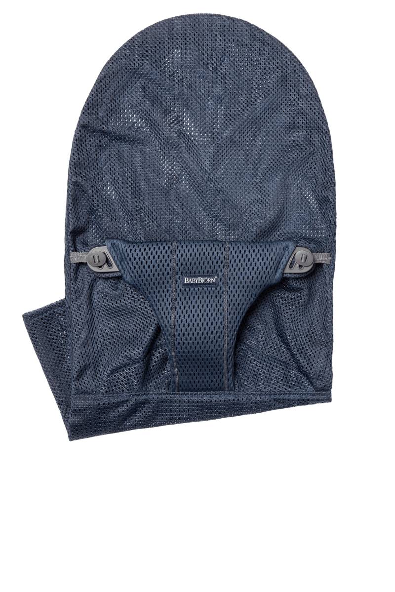 Zusätzlicher Stoffsitz für Babywippe Bliss - Marineblau / Netzstoff von BabyBjörn