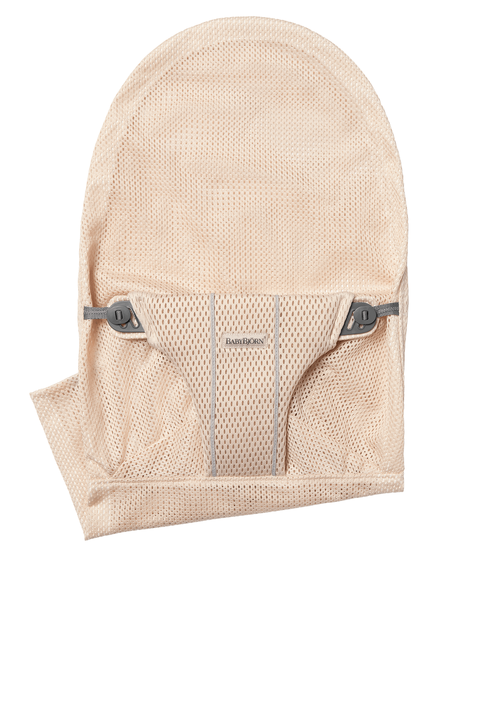 Zusätzlicher Stoffsitz für Babywippe Bliss - Perlmuttrosa / Netzstoff von BabyBjörn