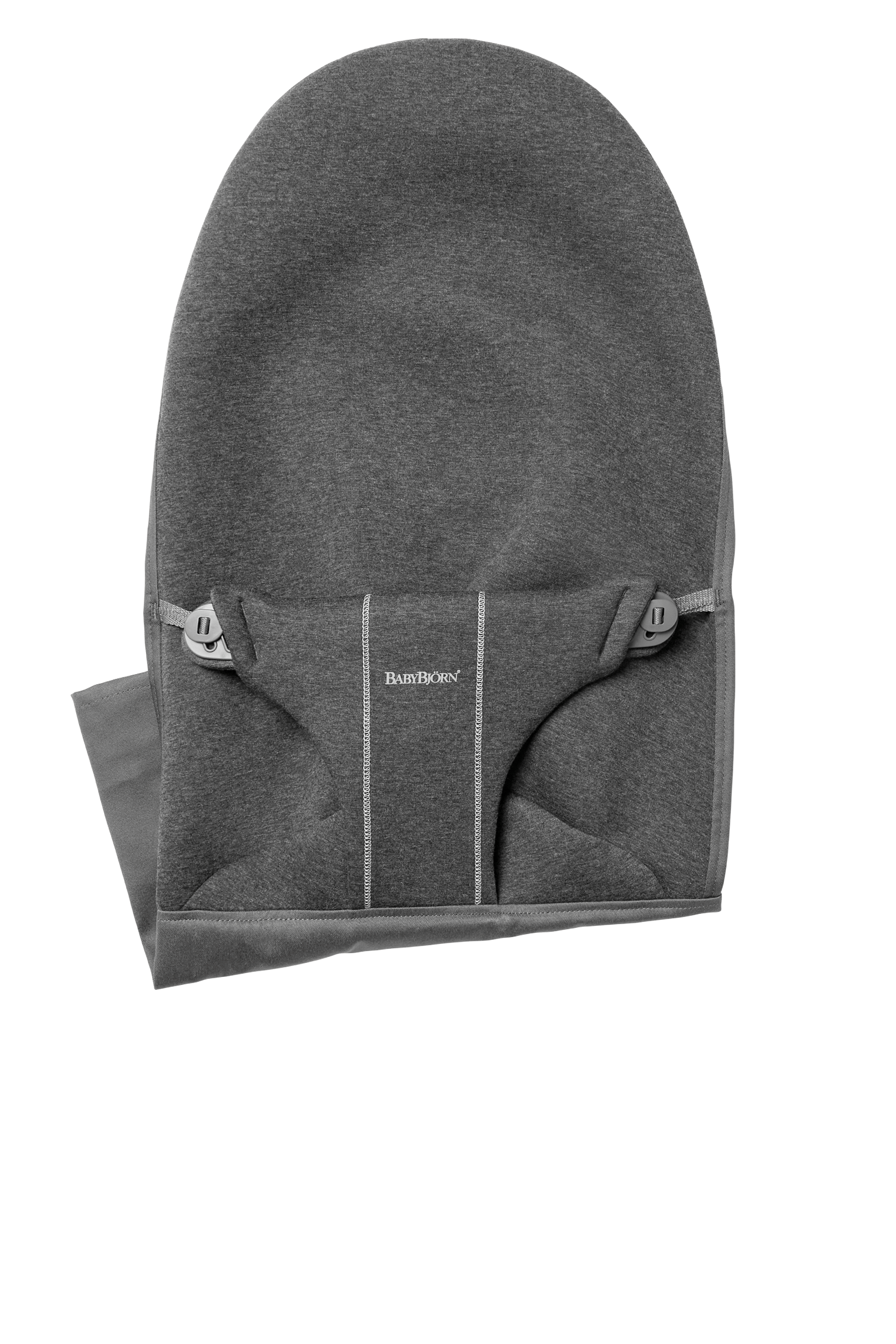 Zusätzlicher Stoffsitz für Babywippe Bliss - Schwarzgrau / 3D-Jersey von BabyBjörn
