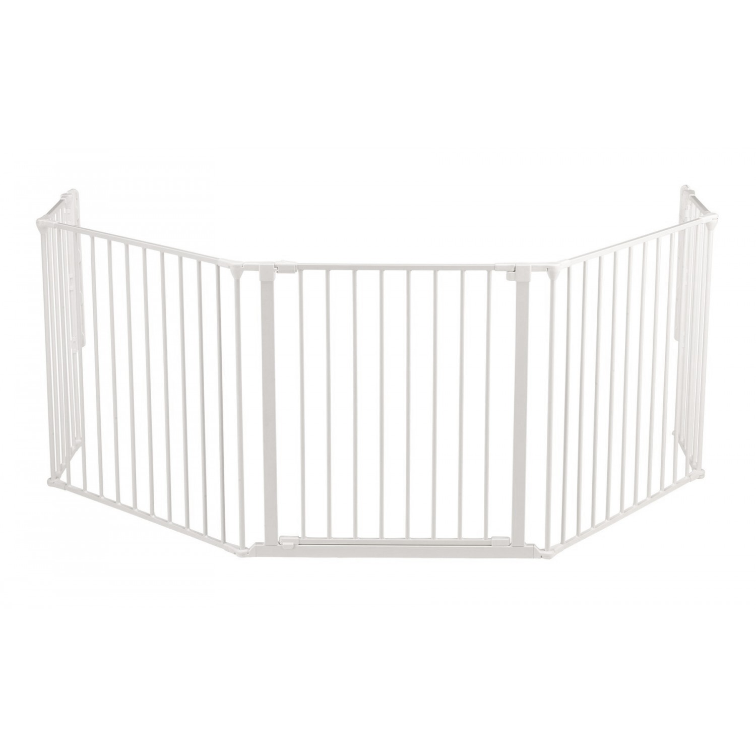 Baby Dan Konfigurationsgitter/kaminschutzgitter Flex Xl 90-278 Cm Hergestellt In Dänemark + Tüv/gs Geprüft Farbe: Weiß von BabyDan
