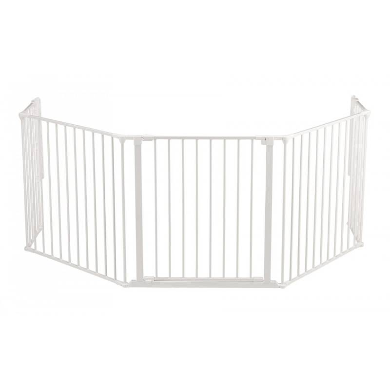 Baby Dan Konfigurationsgitter/kaminschutzgitter Flex Xl 90-278 Cm Hergestellt In Dänemark + Tüv/gs Geprüft Farbe: Weiß von BabyDan