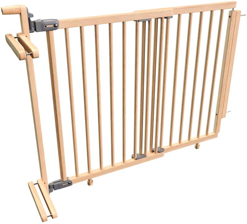BabyDan Adjust Pro Schraubgitter Baluster Edition, Wood von BabyDan