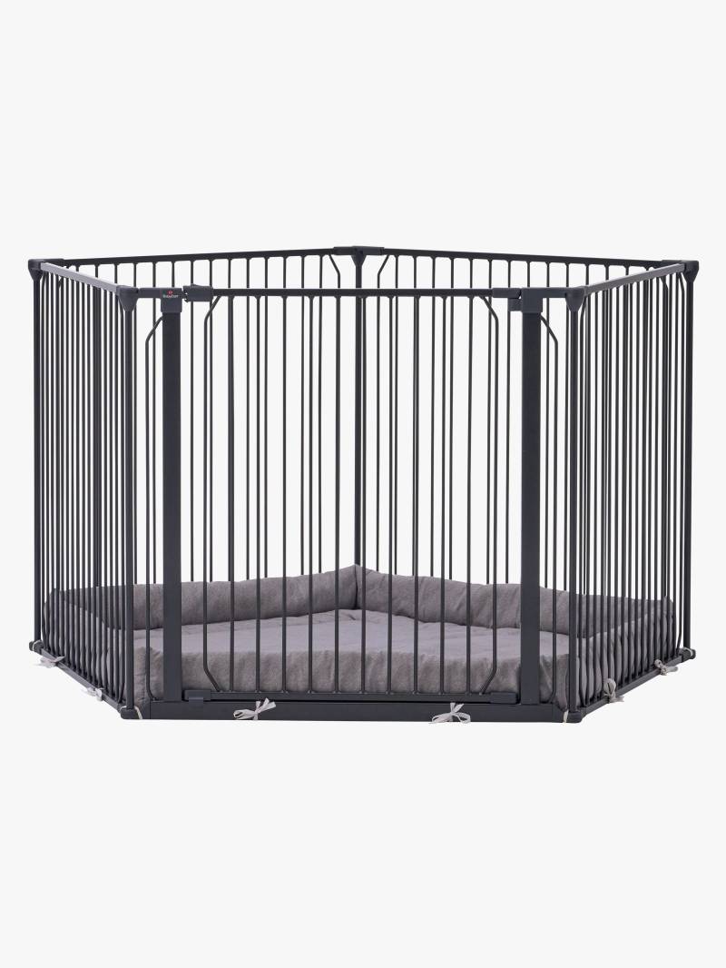 BabyDan CombiFit 5-seitiges Laufgitter, Schwarz von BabyDan