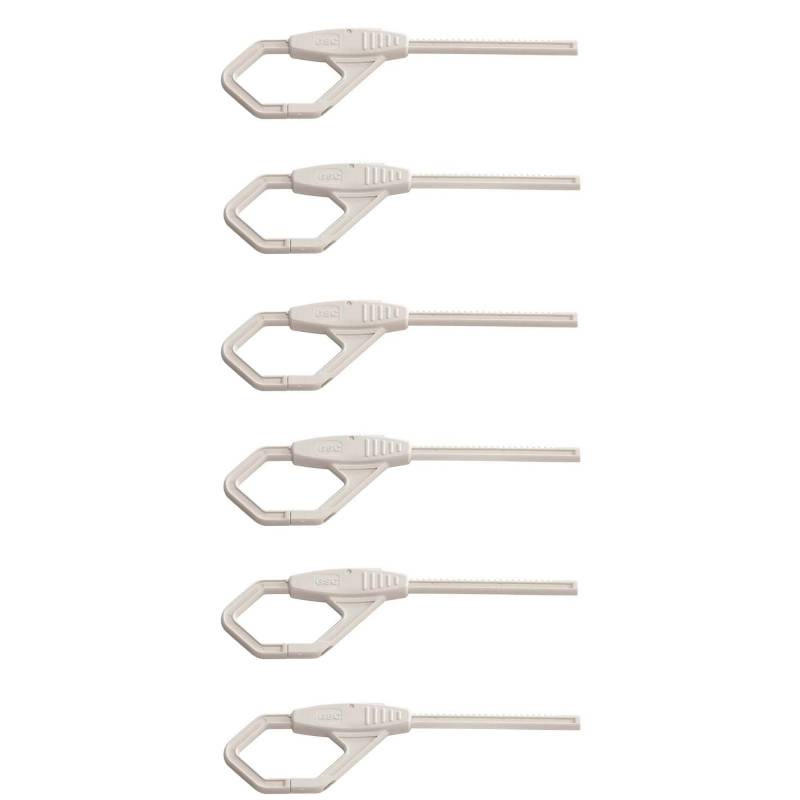 BabyDan Doppeltes Schrankschloss 6er-Pack von BabyDan