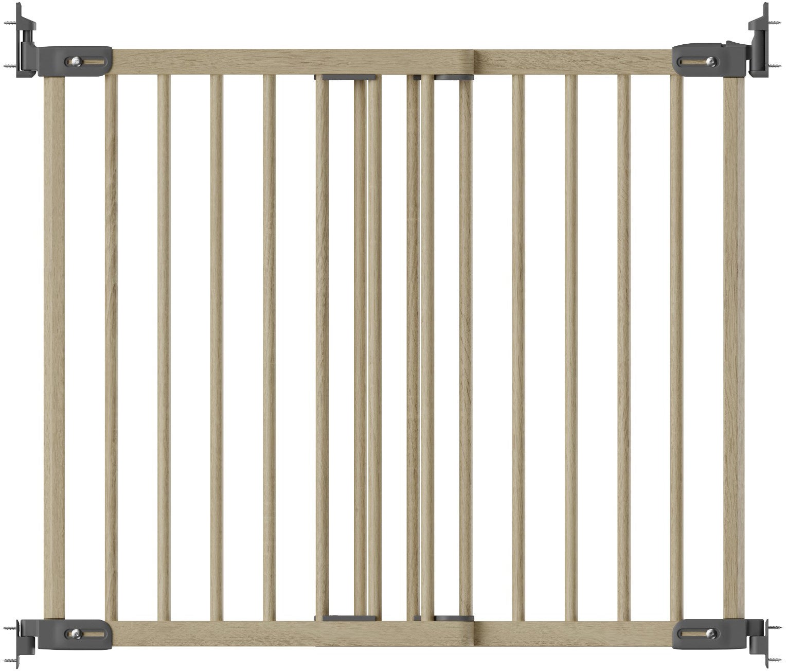 BabyDan Flexi Fit Schraubgitter, Wood Deluxe von BabyDan