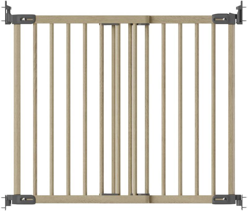 BabyDan Flexi Fit Schraubgitter, Wood Deluxe von BabyDan