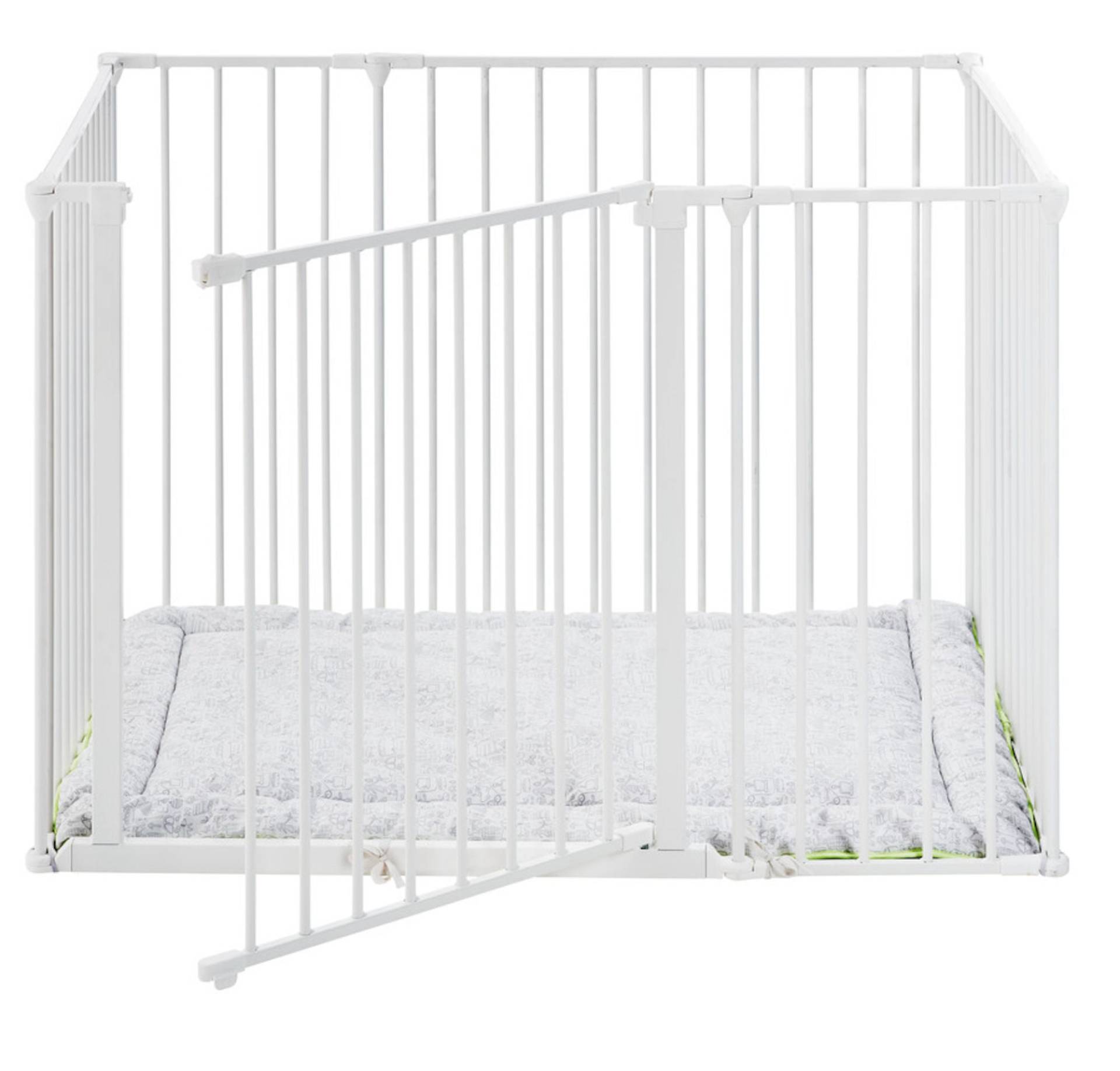 BabyDan Laufgitter Square 105x72x71 cm, Weiß BabyDan Laufgitter Square 105x72x71 cm, Weiß von BabyDan