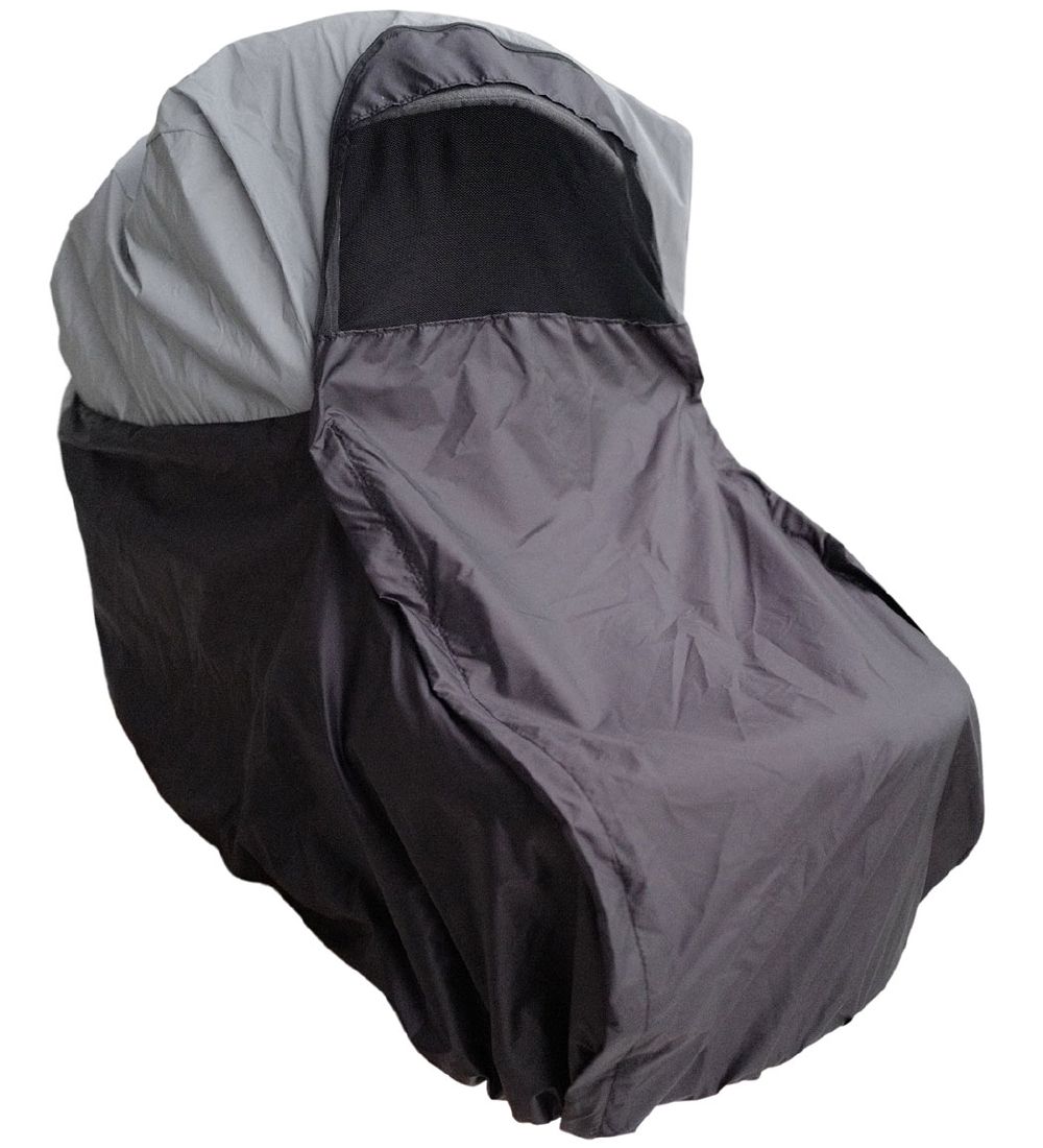 BabyDan Regenschutz Für Kinderwagen - 100 cm - Schwarz m. Reflek - BabyDan - One Size - Regenschutz von BabyDan