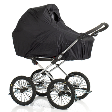 BabyDan Regenschutz für Kinderwagen schwarz von BabyDan